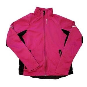 Sugoi Woman's Cycling Thermal Pink Medium Zip Jacket